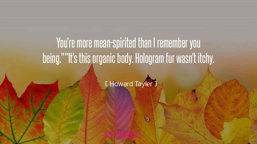 Howard Tayler Quotes: You're more mean-spirited than I