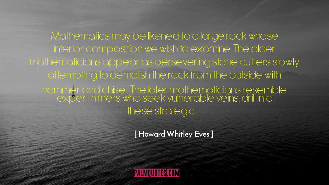 Howard Whitley Eves Quotes: Mathematics may be likened to