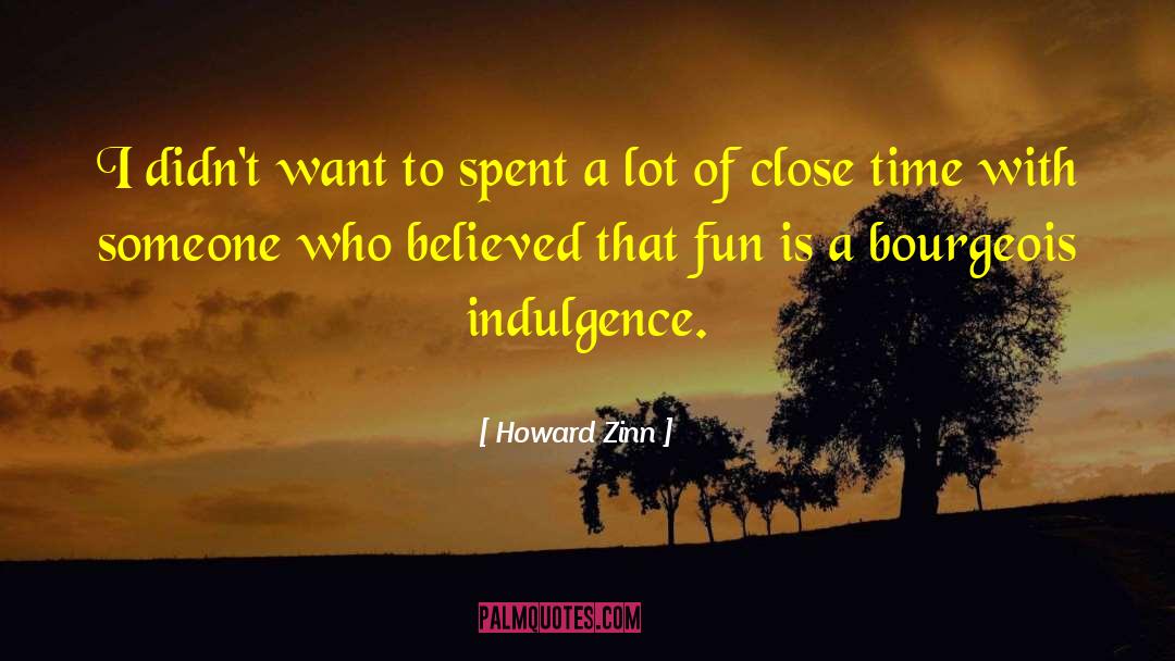 Howard Zinn Quotes: I didn't want to spent