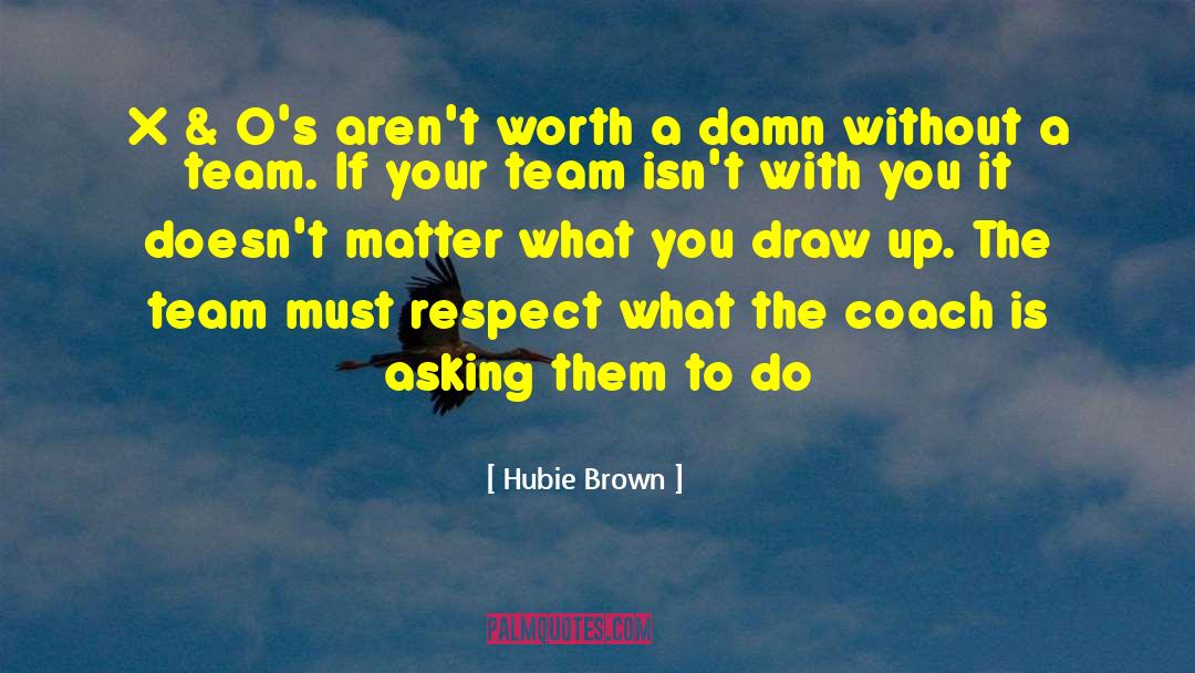 Hubie Brown Quotes: X & O's aren't worth