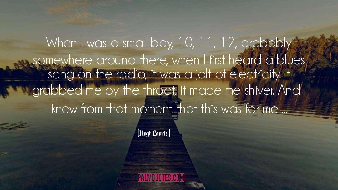 Hugh Laurie Quotes: When I was a small