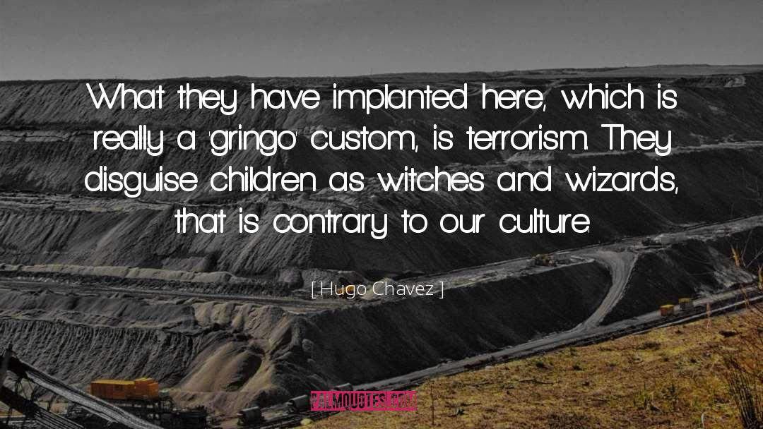 Hugo Chavez Quotes: What they have implanted here,