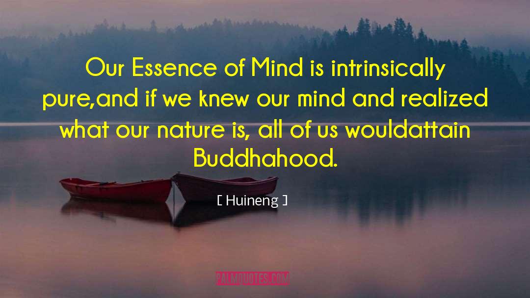 Huineng Quotes: Our Essence of Mind is