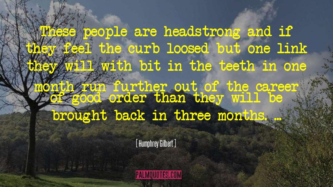 Humphrey Gilbert Quotes: These people are headstrong and