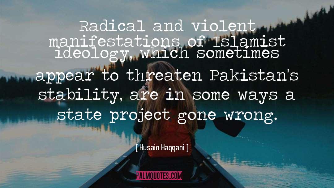 Husain Haqqani Quotes: Radical and violent manifestations of
