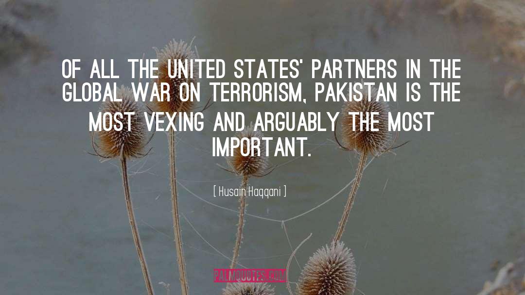 Husain Haqqani Quotes: Of all the United States'