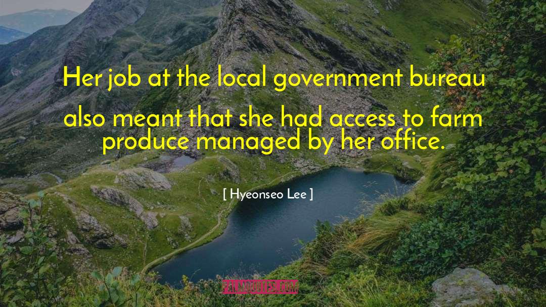 Hyeonseo Lee Quotes: Her job at the local