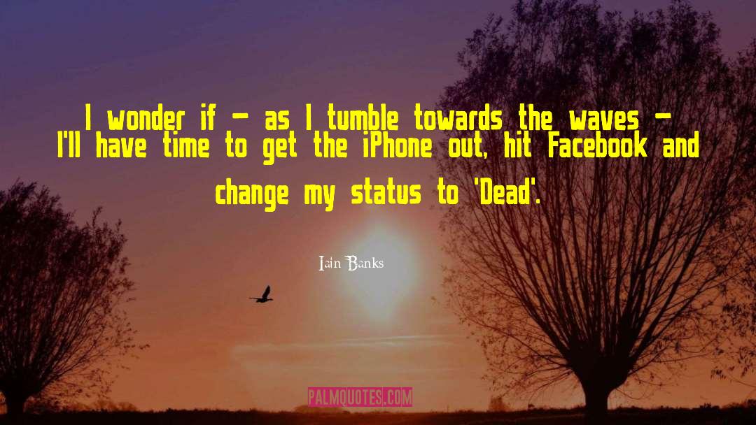 Iain Banks Quotes: I wonder if – as