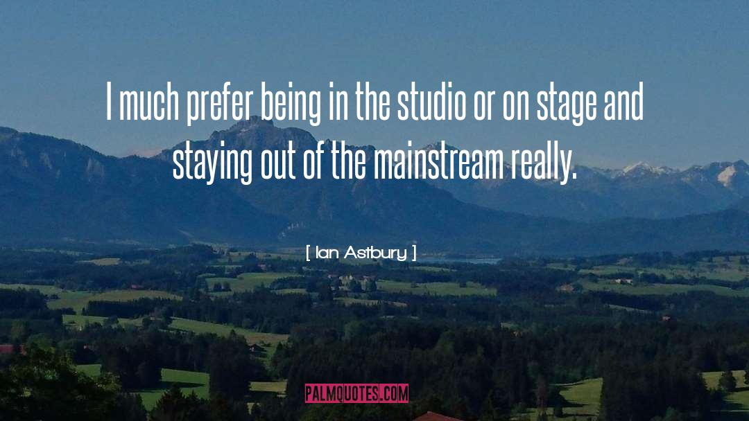 Ian Astbury Quotes: I much prefer being in