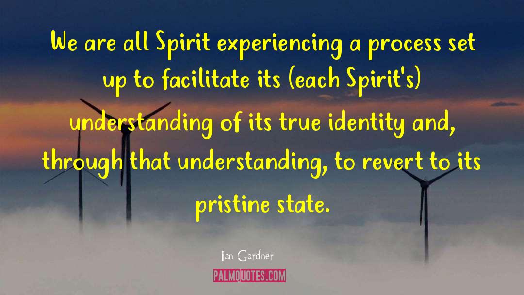 Ian Gardner Quotes: We are all Spirit experiencing