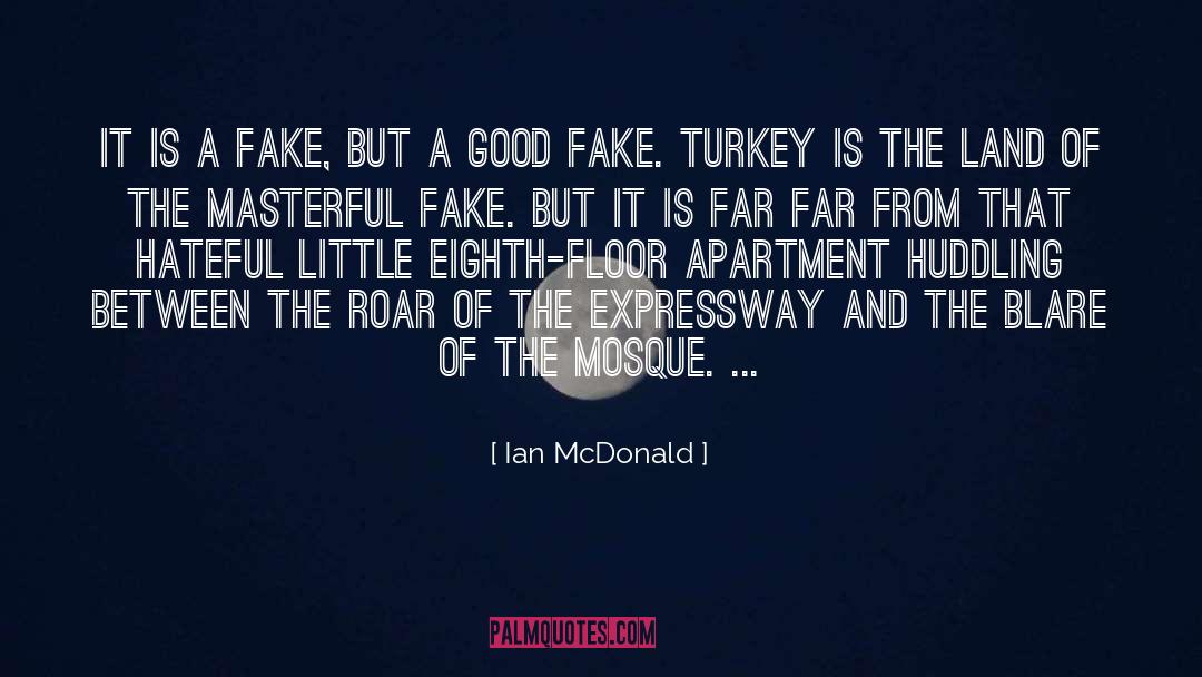 Ian McDonald Quotes: It is a fake, but