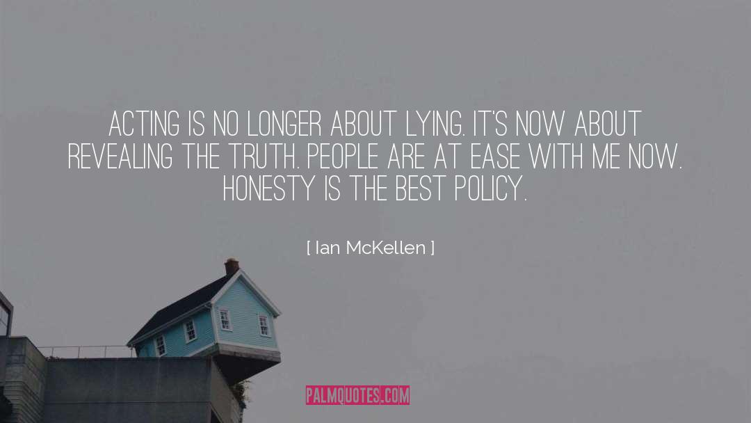 Ian McKellen Quotes: Acting is no longer about