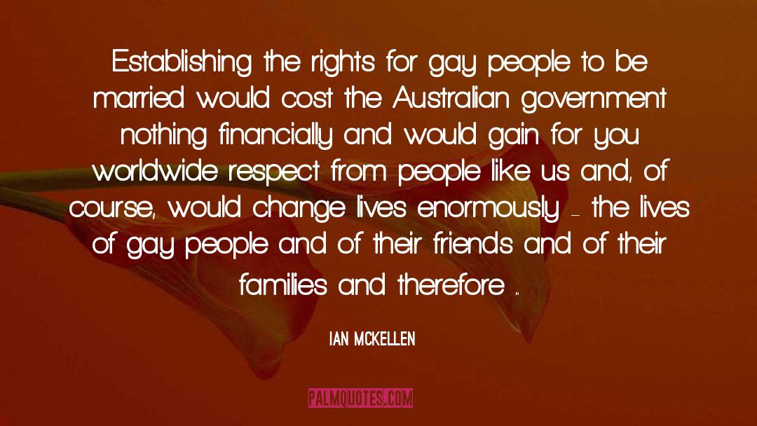 Ian McKellen Quotes: Establishing the rights for gay