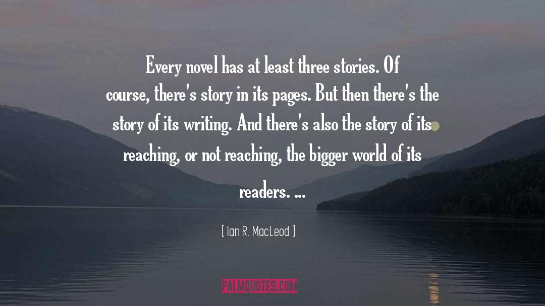 Ian R. MacLeod Quotes: Every novel has at least