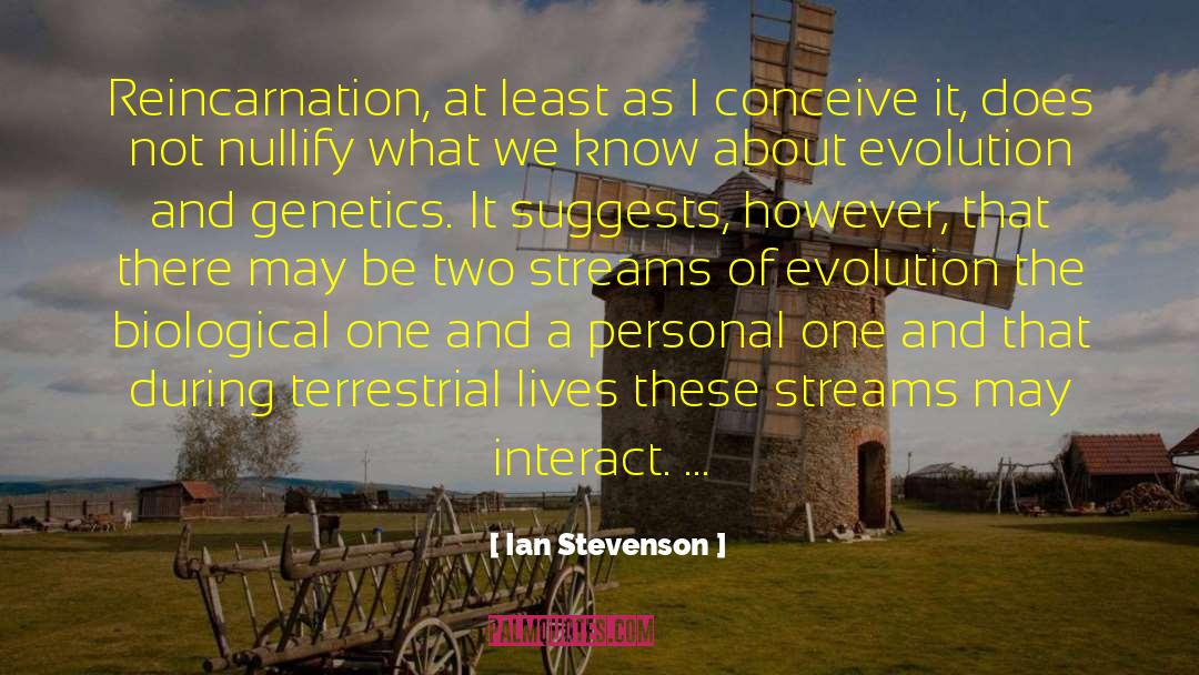 Ian Stevenson Quotes: Reincarnation, at least as I