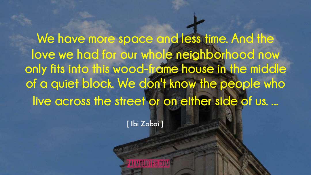 Ibi Zoboi Quotes: We have more space and