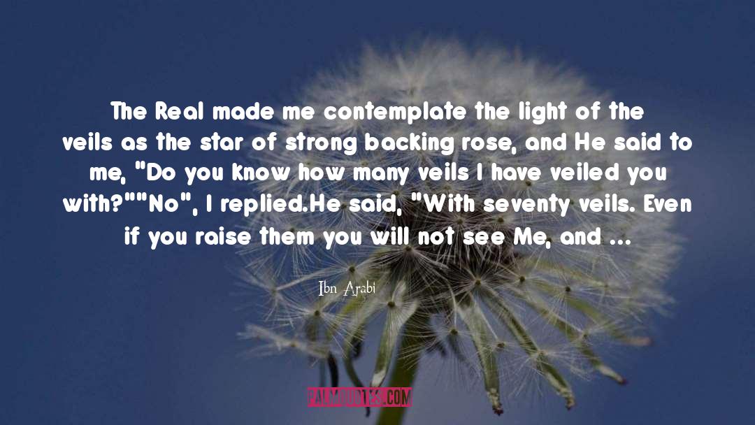 Ibn Arabi Quotes: The Real made me contemplate