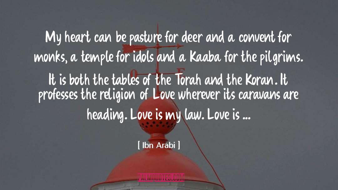 Ibn Arabi Quotes: My heart can be pasture