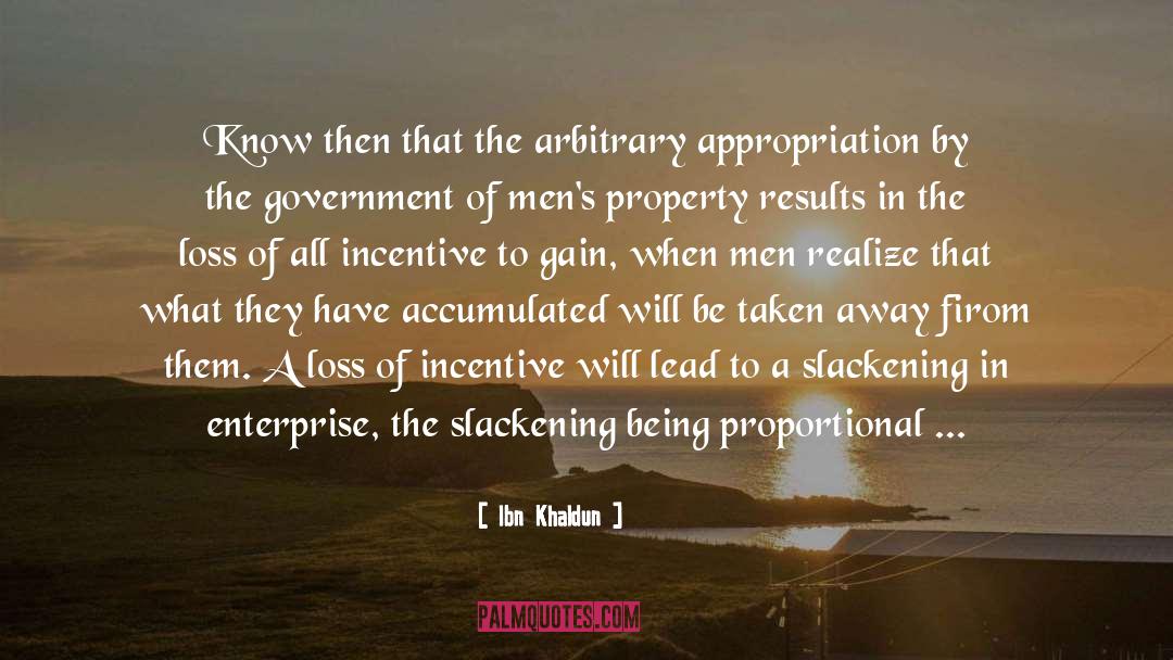 Ibn Khaldun Quotes: Know then that the arbitrary