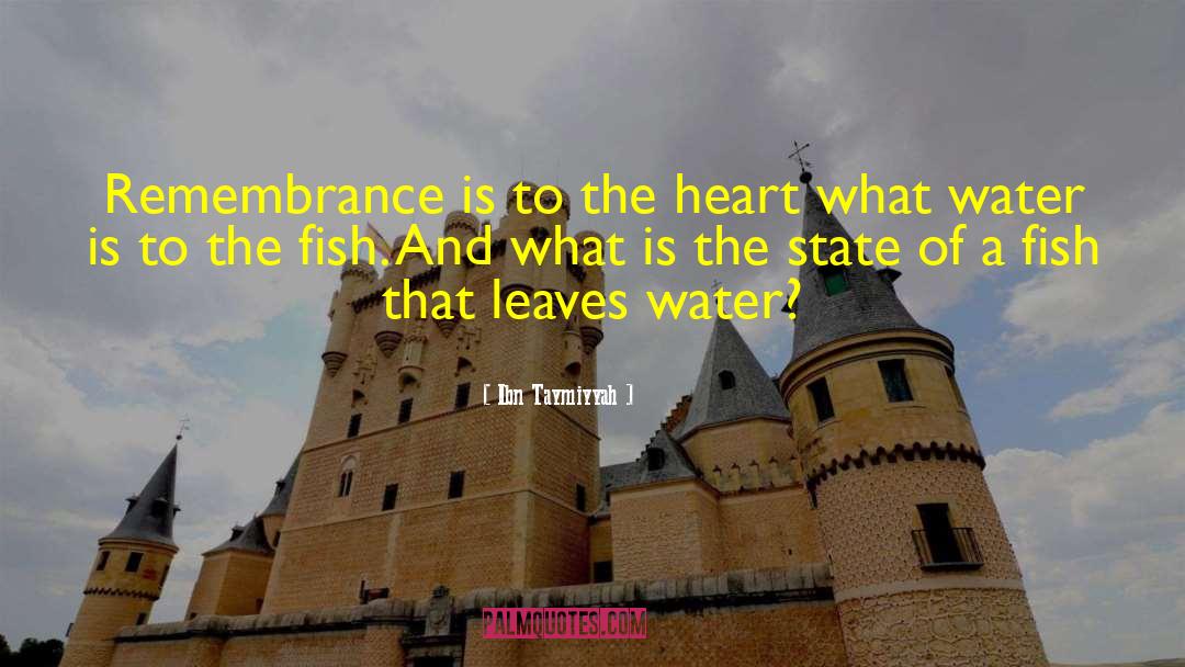 Ibn Taymiyyah Quotes: Remembrance is to the heart