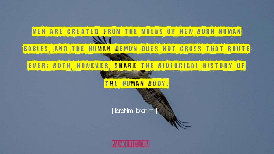 Ibrahim Ibrahim Quotes: Men are created from the