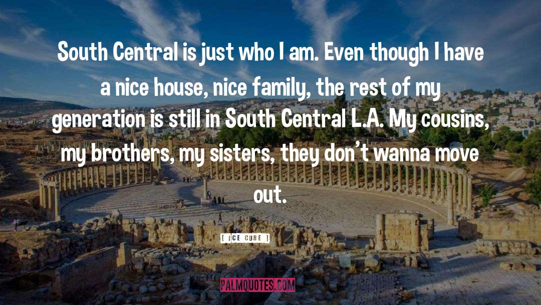 Ice Cube Quotes: South Central is just who