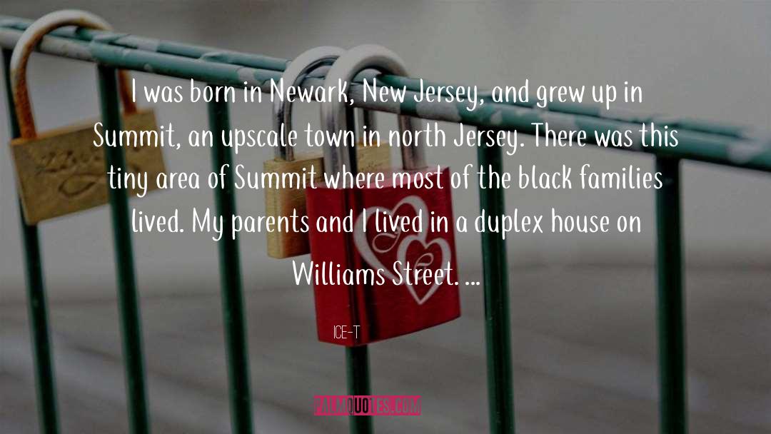 Ice-T Quotes: I was born in Newark,