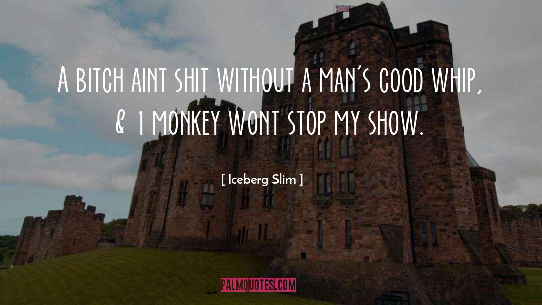 Iceberg Slim Quotes: A bitch aint shit without