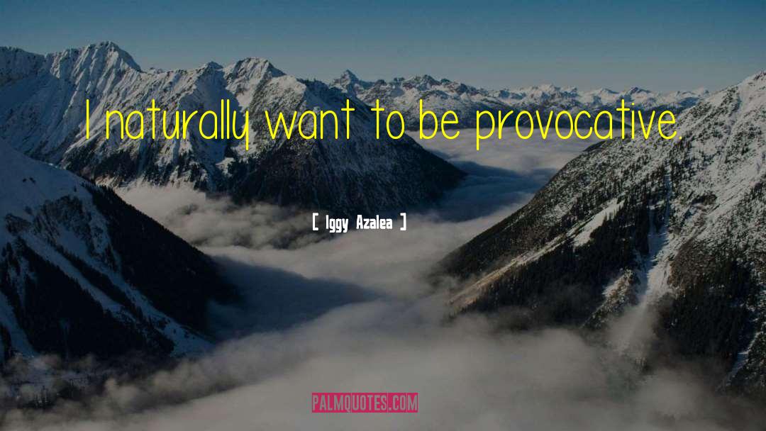 Iggy Azalea Quotes: I naturally want to be