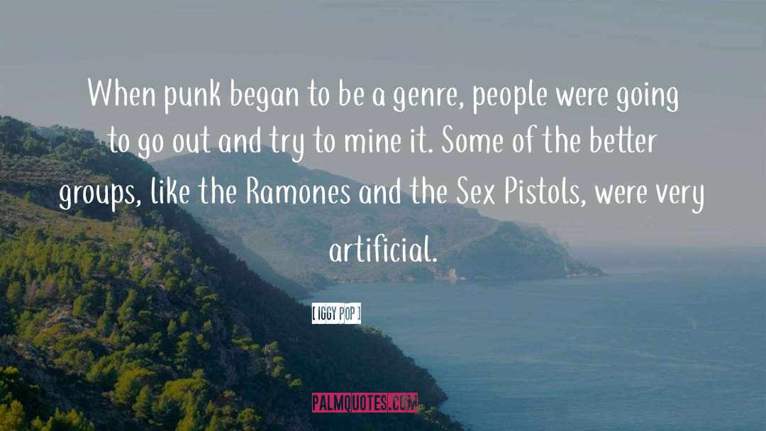 Iggy Pop Quotes: When punk began to be