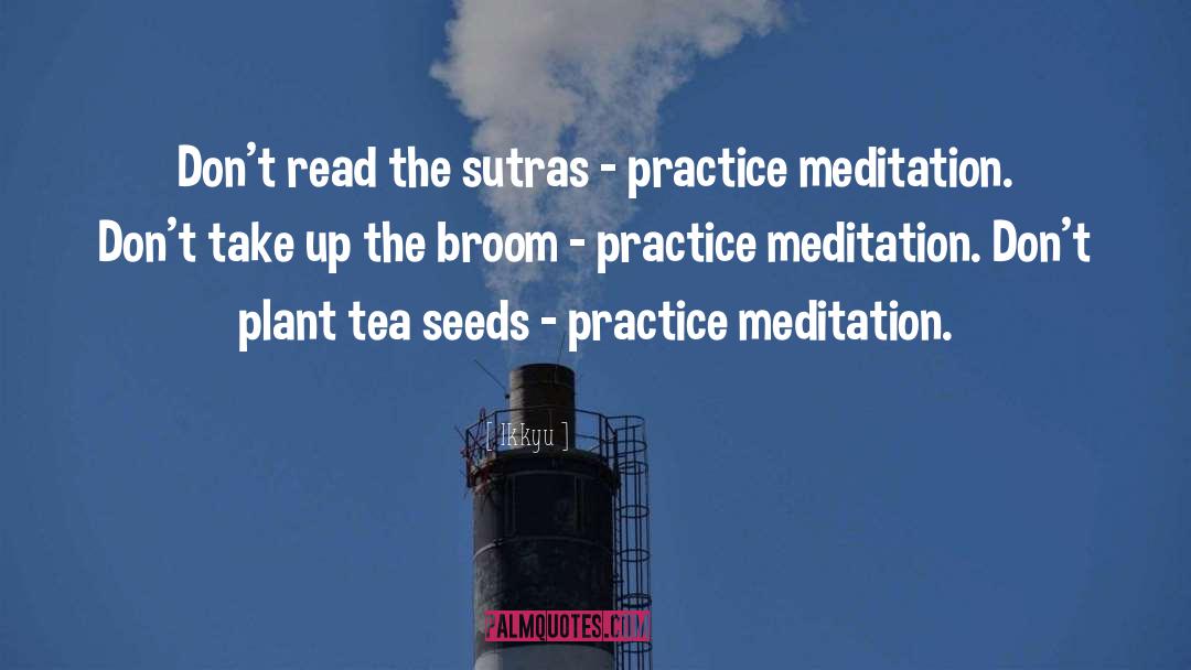 Ikkyu Quotes: Don't read the sutras -