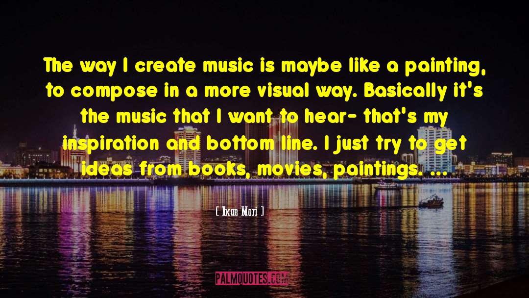 Ikue Mori Quotes: The way I create music