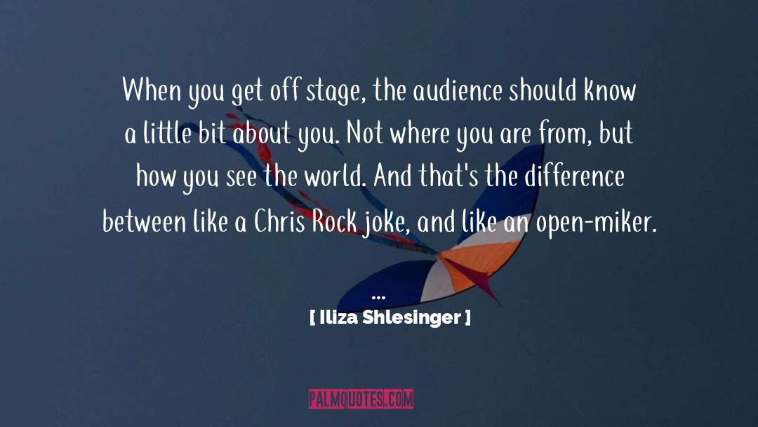 Iliza Shlesinger Quotes: When you get off stage,