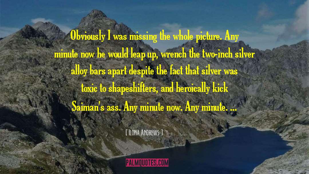 Ilona Andrews Quotes: Obviously I was missing the