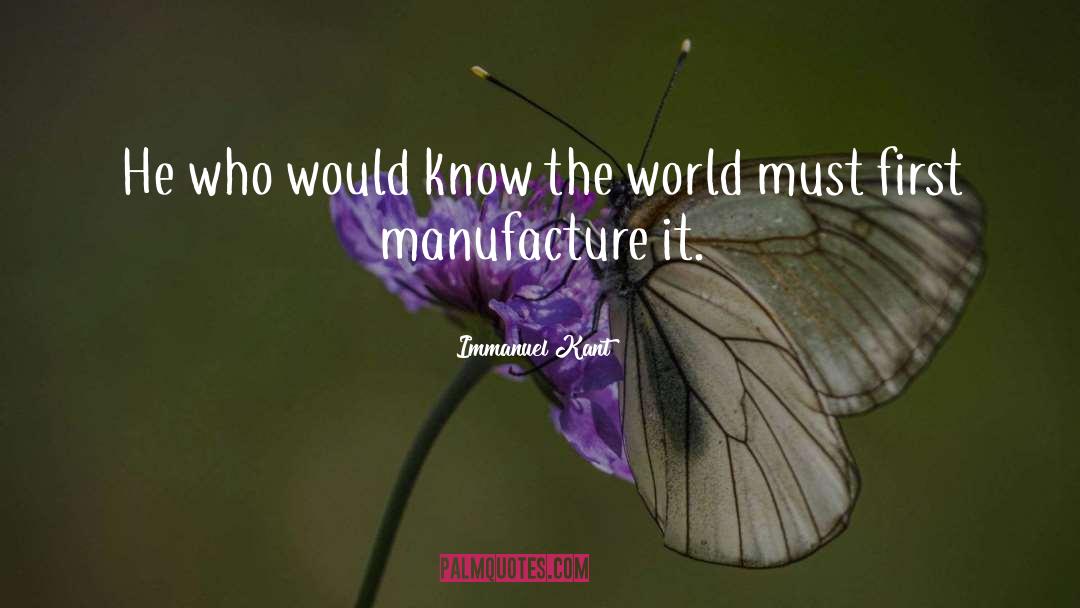 Immanuel Kant Quotes: He who would know the