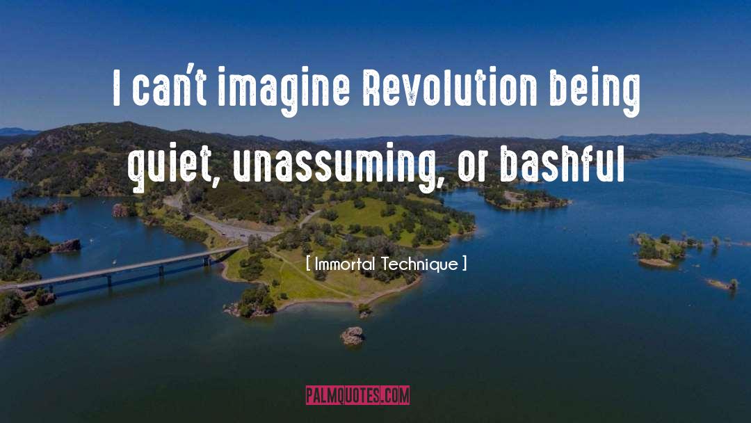 Immortal Technique Quotes: I can't imagine Revolution being