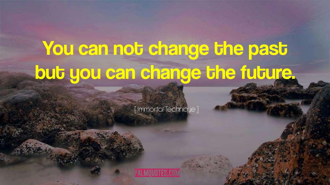 Immortal Technique Quotes: You can not change the