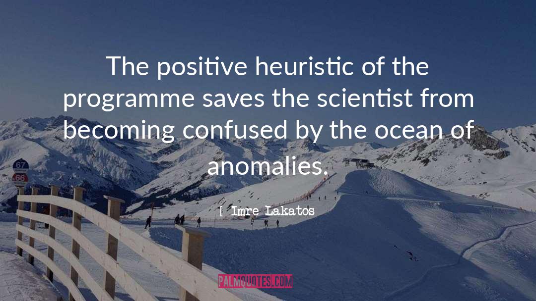 Imre Lakatos Quotes: The positive heuristic of the