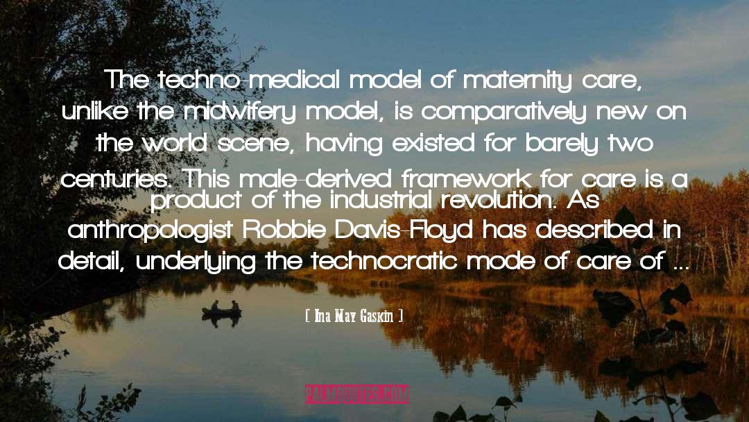 Ina May Gaskin Quotes: The techno-medical model of maternity