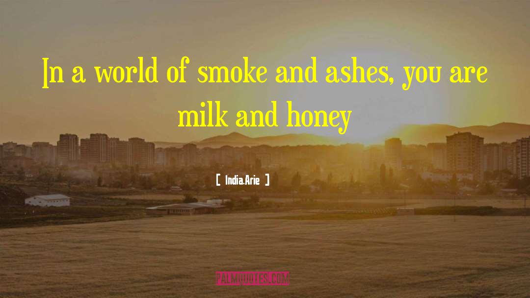 India.Arie Quotes: In a world of smoke
