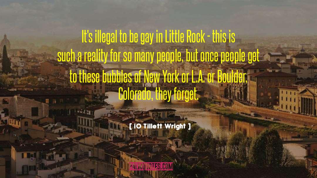 IO Tillett Wright Quotes: It's illegal to be gay