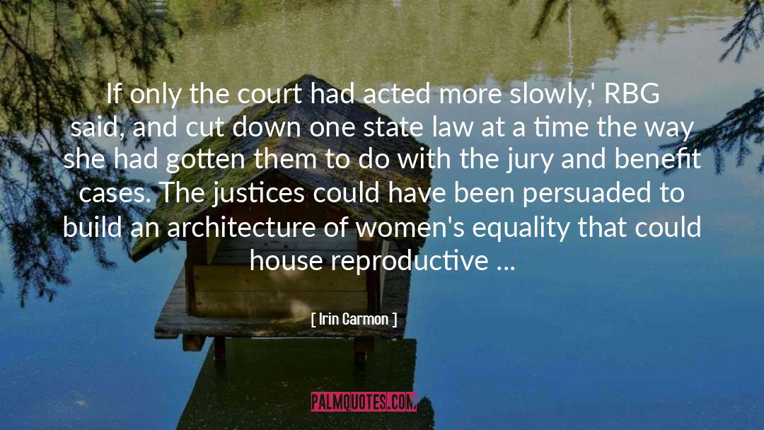 Irin Carmon Quotes: If only the court had