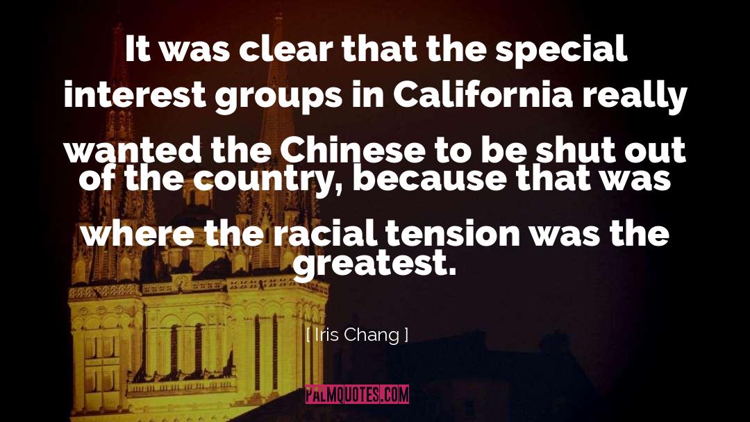 Iris Chang Quotes: It was clear that the