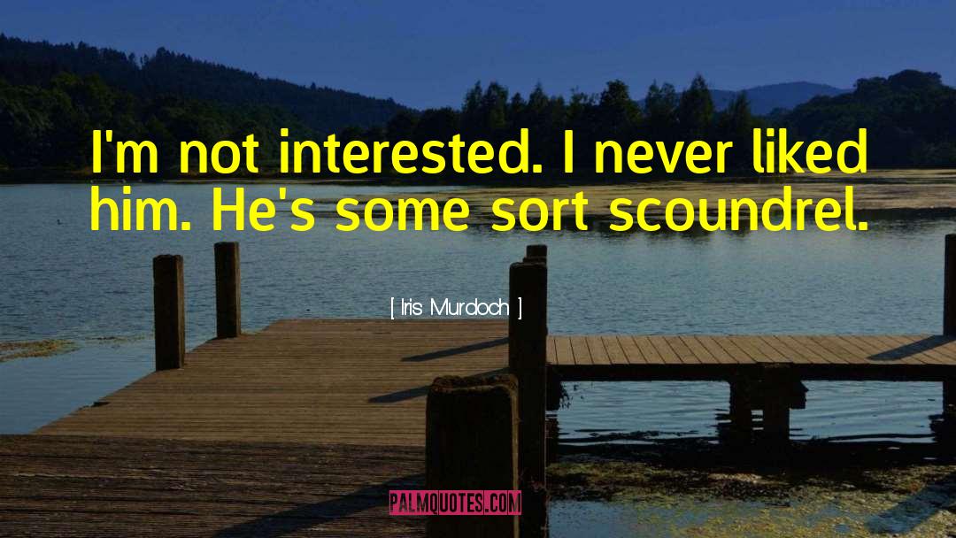 Iris Murdoch Quotes: I'm not interested. I never