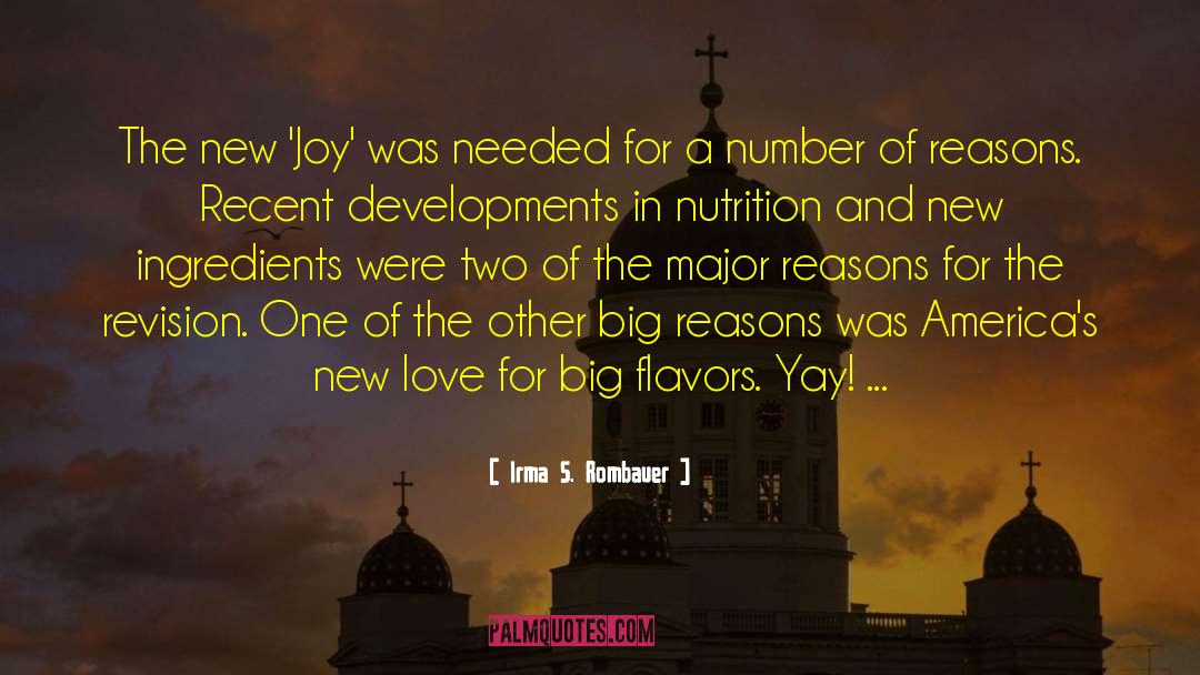 Irma S. Rombauer Quotes: The new 'Joy' was needed