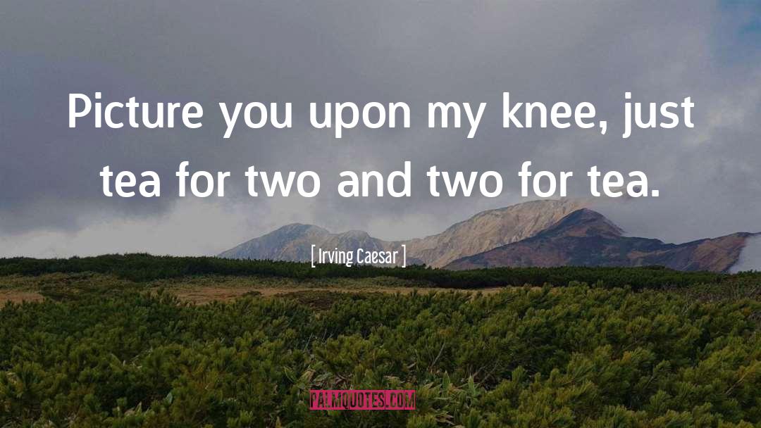 Irving Caesar Quotes: Picture you upon my knee,