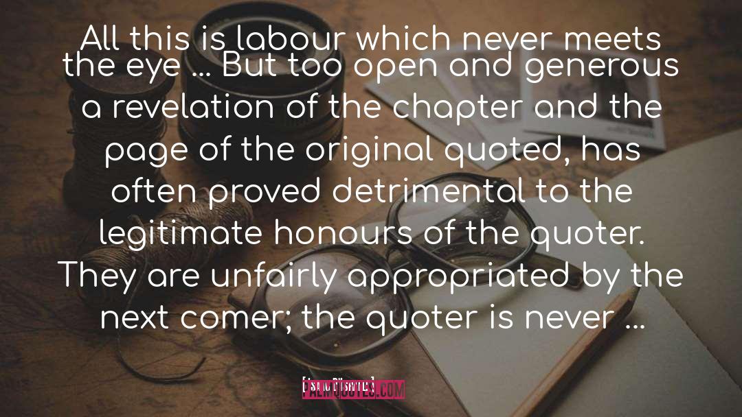 Isaac D'Israeli Quotes: All this is labour which