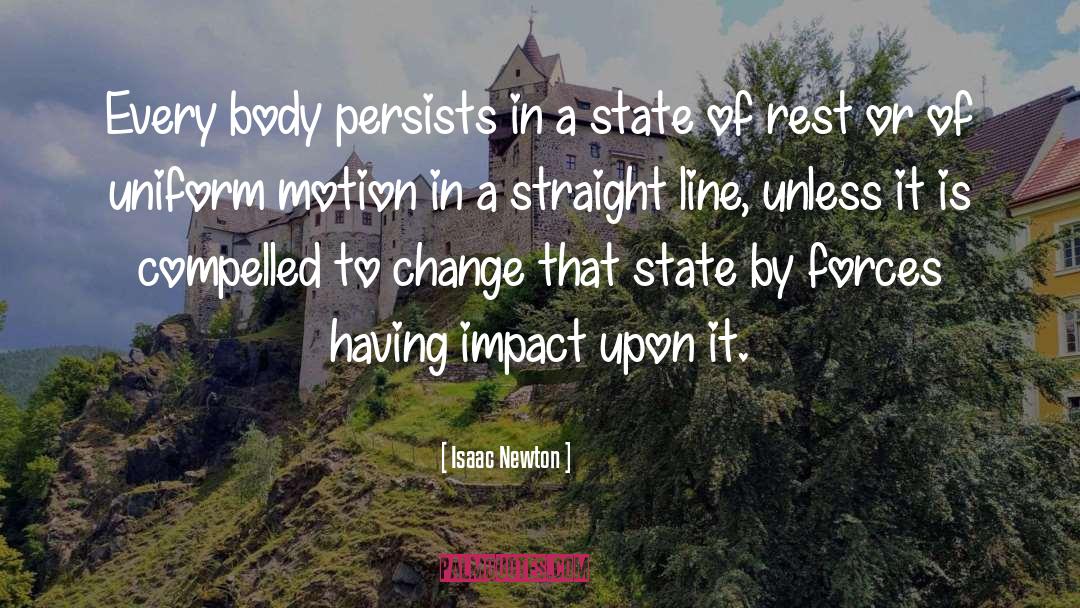 Isaac Newton Quotes: Every body persists in a
