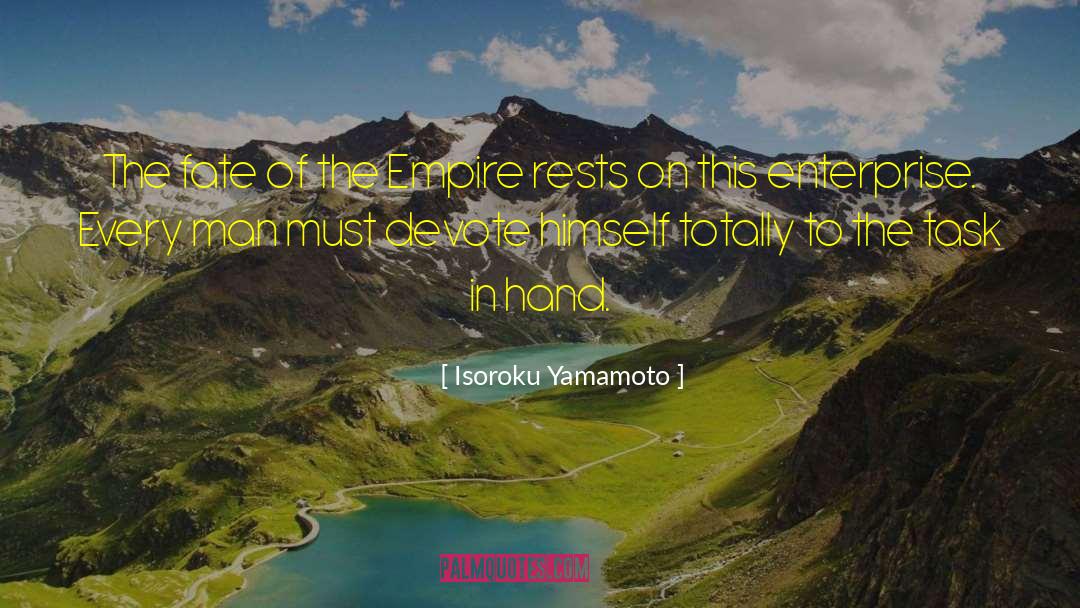 Isoroku Yamamoto Quotes: The fate of the Empire