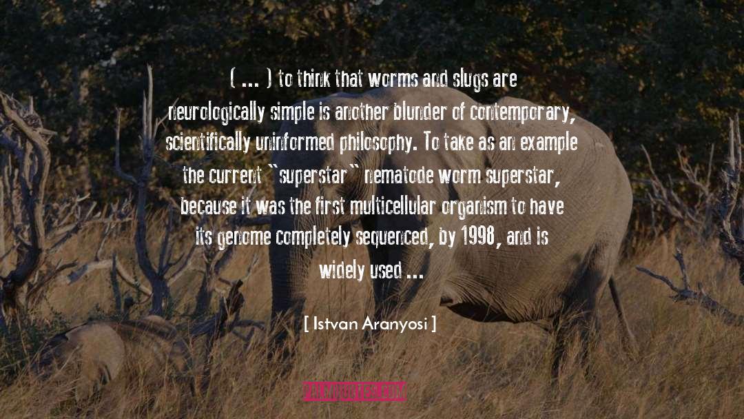 Istvan Aranyosi Quotes: ( ... ) to think